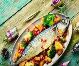 Fish & pineapple