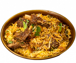 Hydrabad ghost(mutton) biriyani          