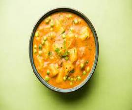 Tomato mutter curry