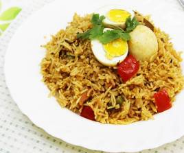 Egg biriyani