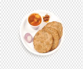 Poori with potato